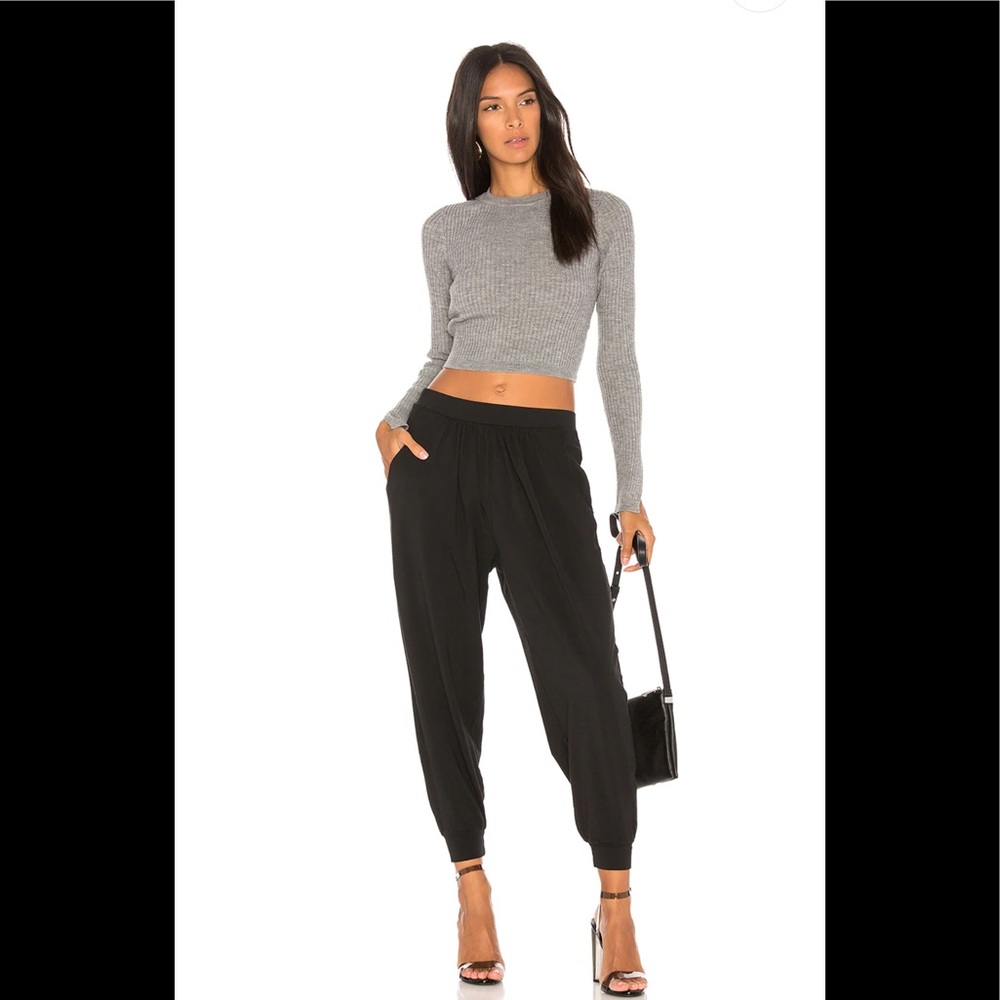 BOBI Jersey Jogger in Black